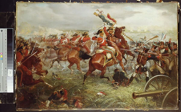 Capture of the Eagle, Waterloo, 1898 (oil on canvas)