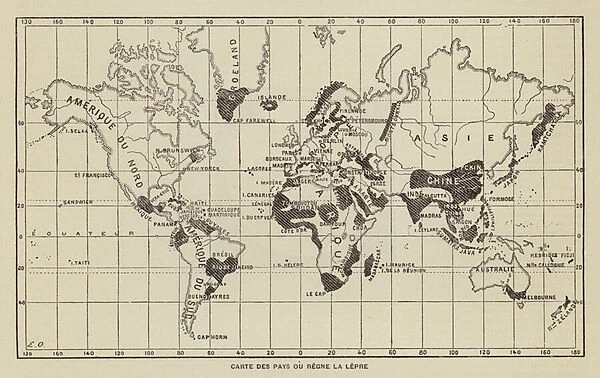 Carte des Pays ou Regne la Lepre (engraving)
