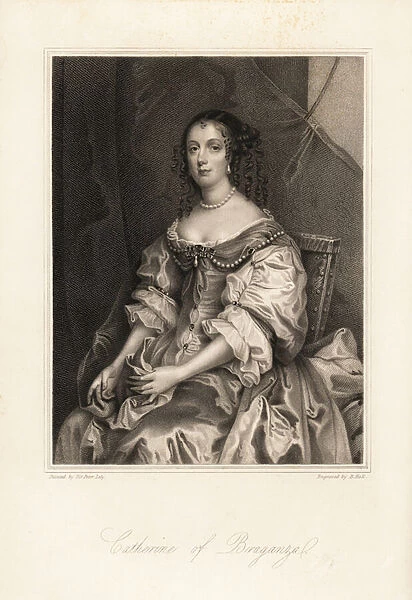 Catherine of Branganza, queen consort of England, wife to King Charles II, 1638-1705