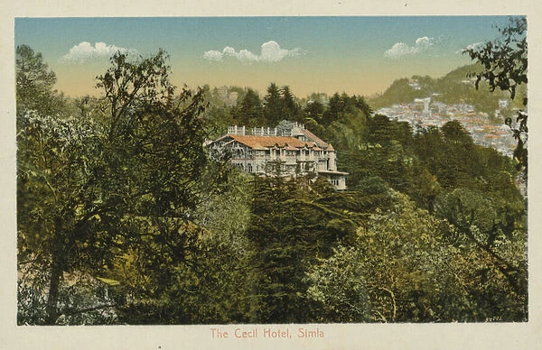 The Cecil Hotel, Simla (colour photo)