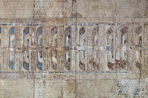 The ceiling of the roman Mammisi, temple of Hathor, Dendara, Egypt