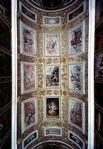 Ceiling of the Studiolo di Francesco I, 1572 (photo)