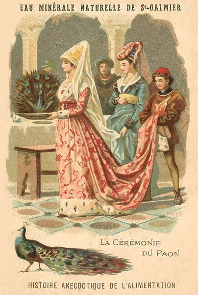 Ceremony of the peacock (chromolitho)