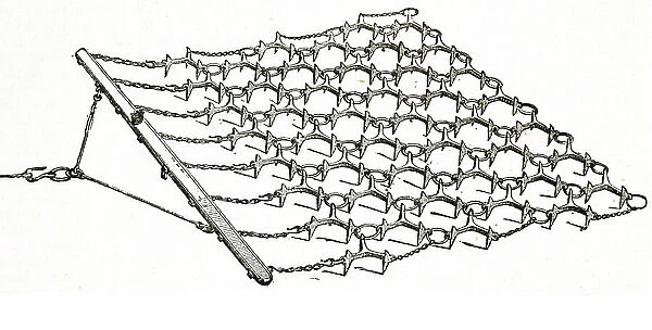 A chain harrow