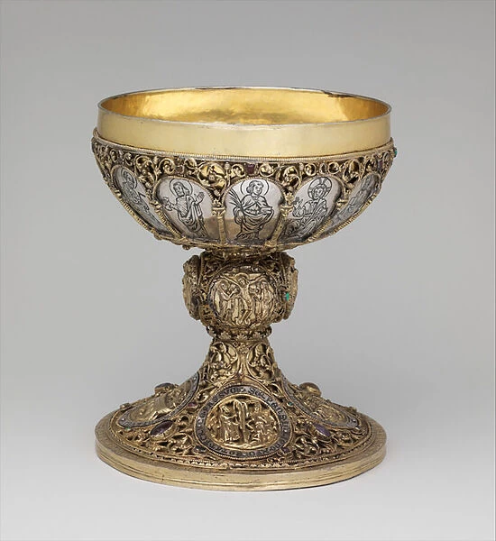 Chalice, c. 1230-50 (silver, gilded silver, niello and jewels)