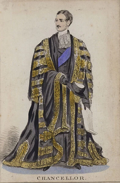 Chancellor (coloured engraving)