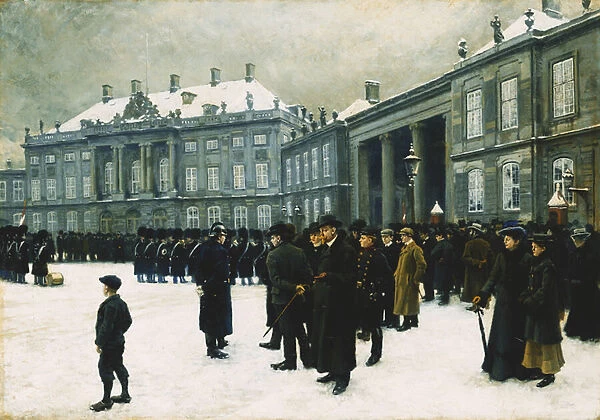 Changing of the Guard at Amalienborg Palace, 1902-1903 (oil on canvas)