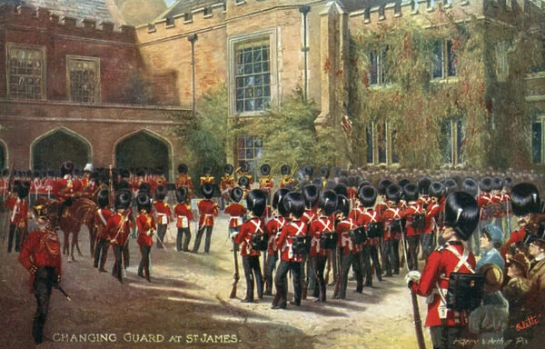 Changing of the Guard (colour litho)