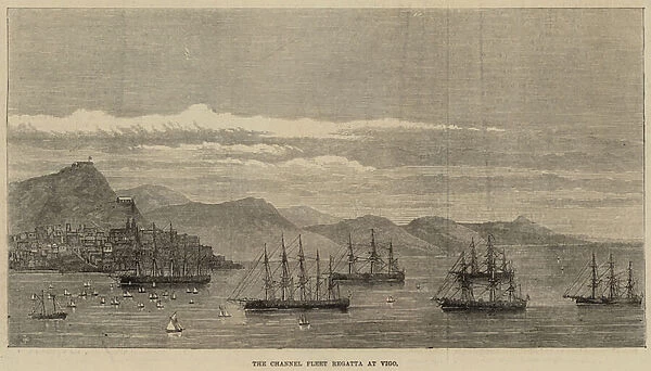 The Channel Fleet Regatta at Vigo (engraving)