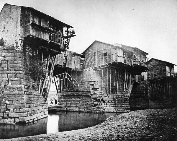 The Chao-Chow-Fu Bridge, c. 1870 (b  /  w photo)