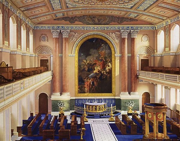 Chapel of the Royal Naval College, Greenwich: The Altar (photo)