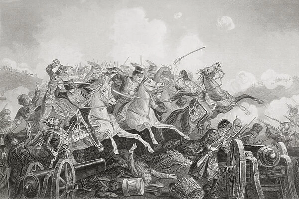 The Charge of the Light Brigade, 1883 (engraving)