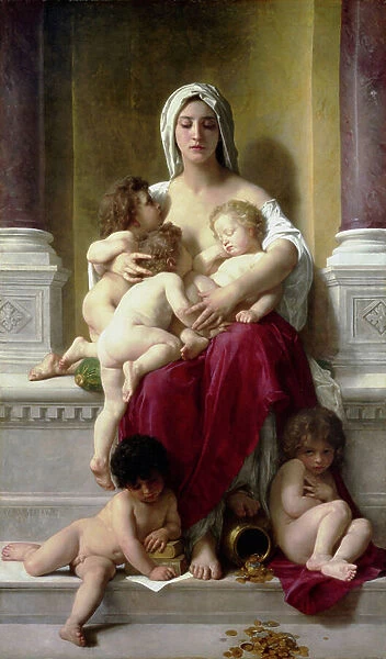 Charity, 1878 (oil on canvas)