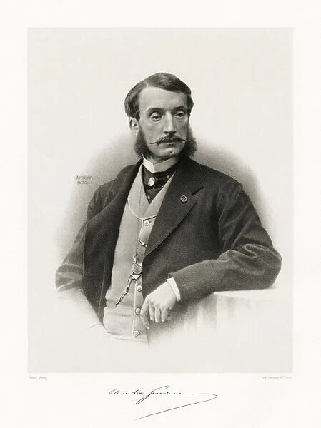 Charles baron de Gueronniere, 1865-66 (litho)
