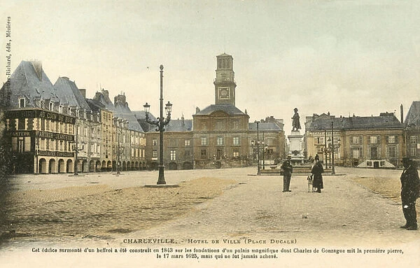 Charleville, Hotel De Ville, Place Ducale (colour photo)
