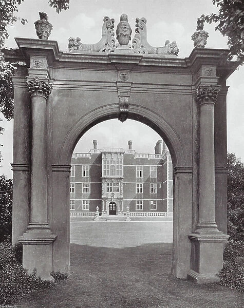 Charlton House, Greenwich, A Great House of Shakespeare's Days (b / w photo)