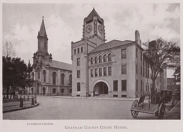 Chatham County Court House (b  /  w photo)