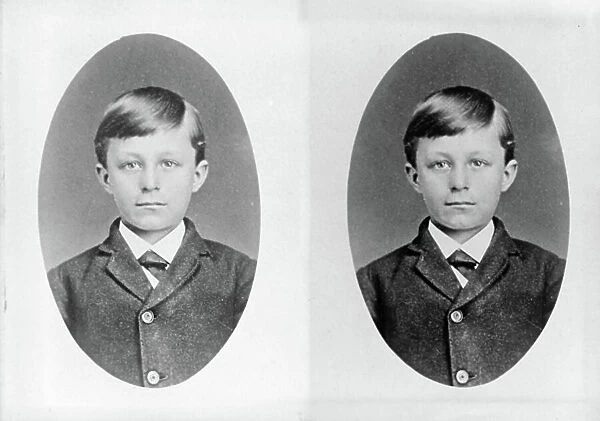 Childhood portrait of Wilbur Wright, c.1901-28
