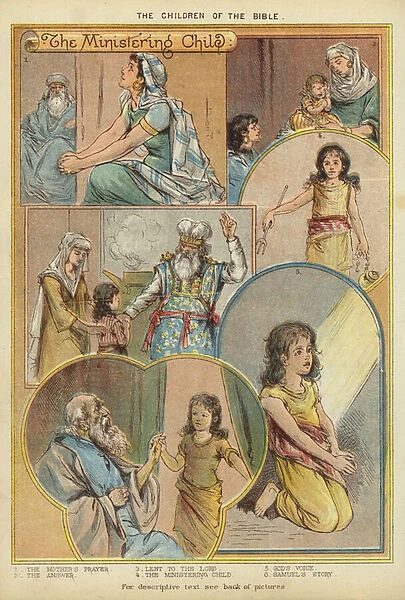 The Children of the Bible: The Ministering Child (chromolitho)