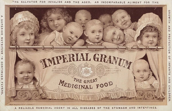 Children and Infants advertising Imperial Granum (chromolitho)