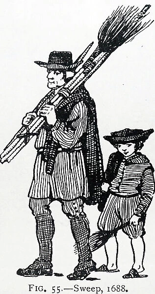 Chimney sweep and boy