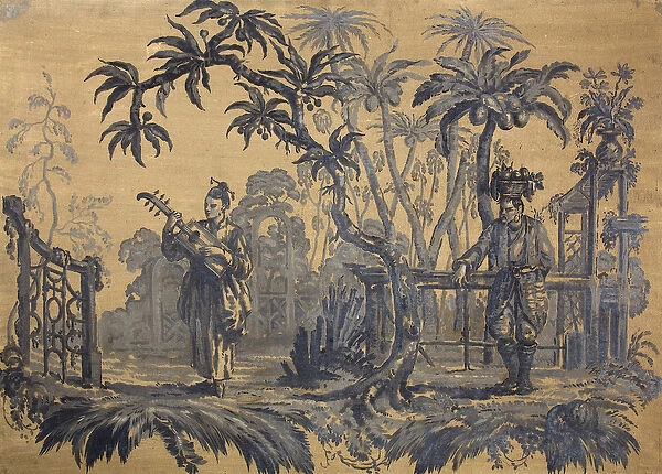 Chinoiserie (oil on canvas)