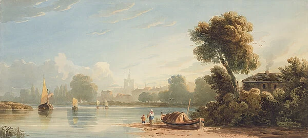 Chiswick, 1814 (w  /  c over graphite on paper)