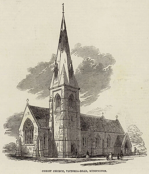 Christ Church, Victoria-Road, Kensington (engraving)