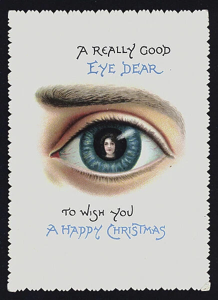 Christmas greetings card (chromolitho)