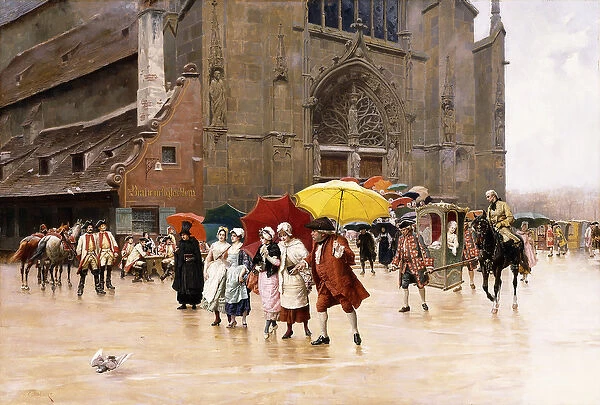 After Church, (oil on canvas)