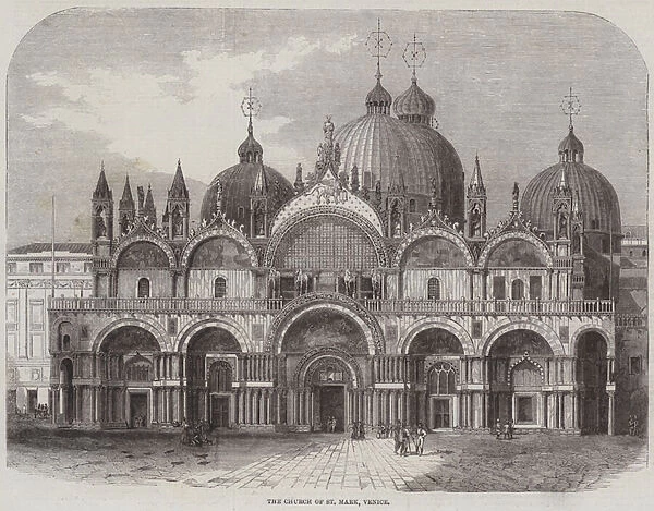 The Church of St Mark, Venice (engraving)