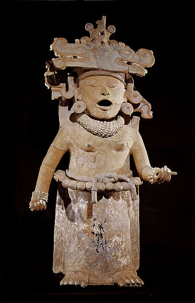 Cihuateotl figure representing a woman who has died in childbirth, Remojadas Style
