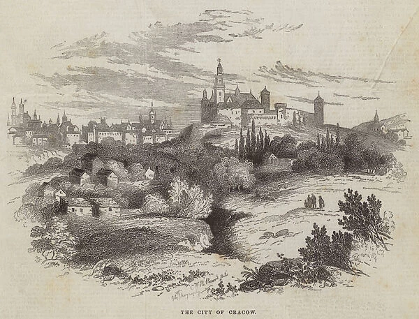 The City of Cracow (engraving)