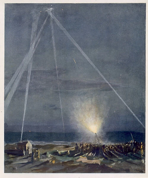 A Coast Defence, from British Artists at the Front, Continuation of The Western Front