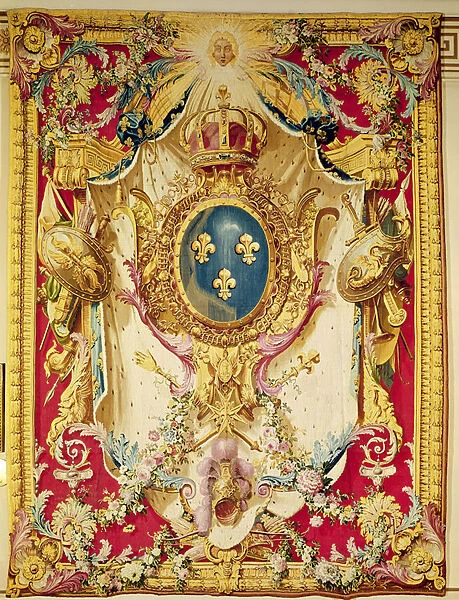 Coat of arms of the French Royal Family (tapestry)