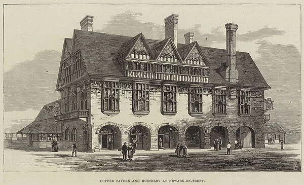 Coffee Tavern and Hostelry at Newark-on-Trent (engraving)