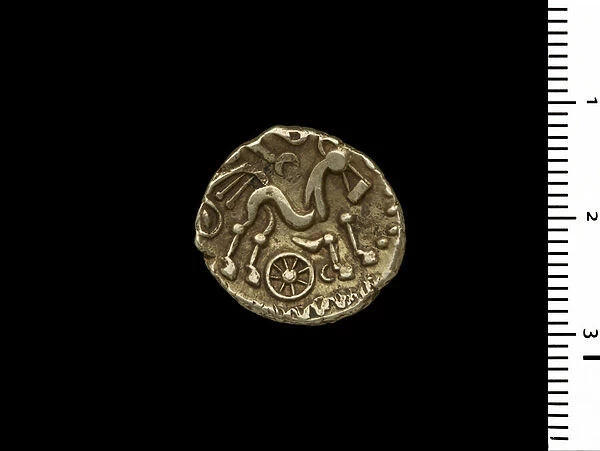 Coin from the Henley Hoard, c. 50 BC (gold)
