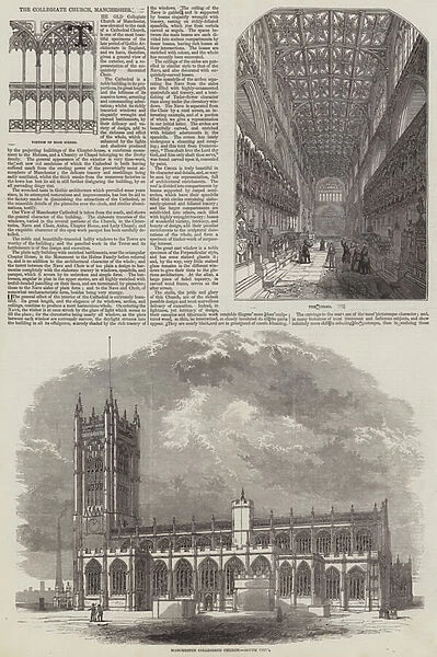 The Collegiate Church, Manchester (engraving)