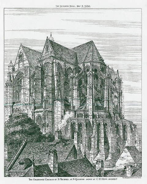The Collegiate Church ofs Michael ats Quentin (litho)