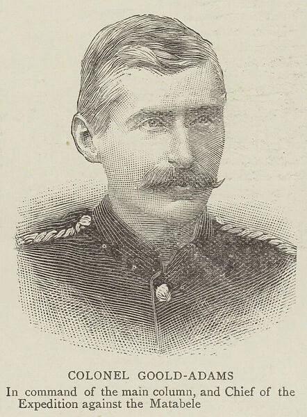 Colonel Goold-Adams (engraving)