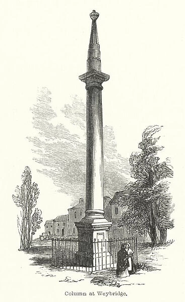 Column at Weybridge (engraving)