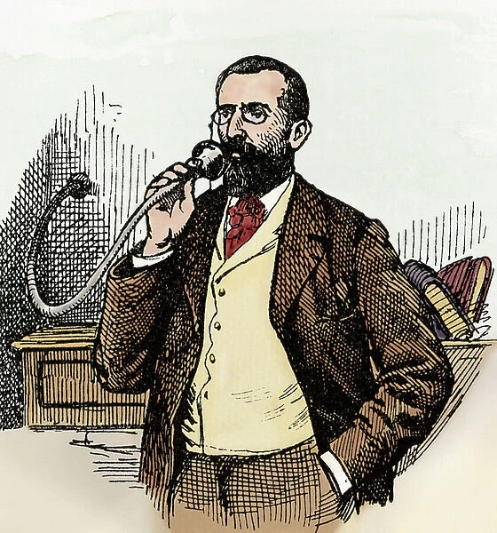 Communicating via speaking tube or hose, 1800s