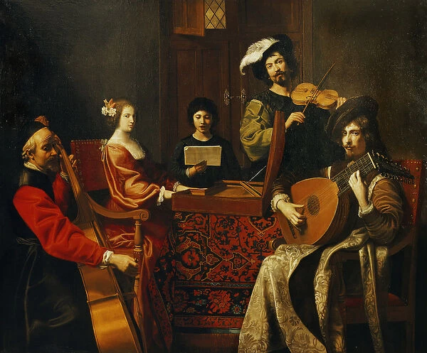 The Concert (oil on canvas)