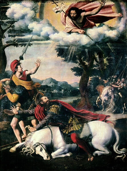 The conversion of Saint Paul, 16th century (oil on canvas)