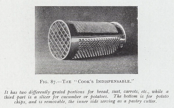 The 'Cook's Indispensable' (b / w photo)