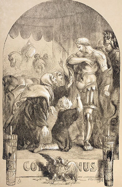 Coriolanus, 1890 (litho)