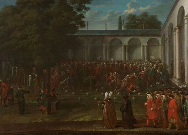 Cornelis Calkoen on his Way to his Audience with Sultan Ahmed III, c