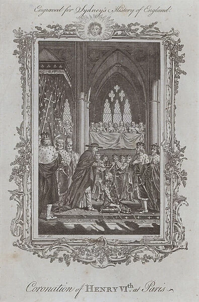 Coronation of Henry VIth at Paris (engraving)