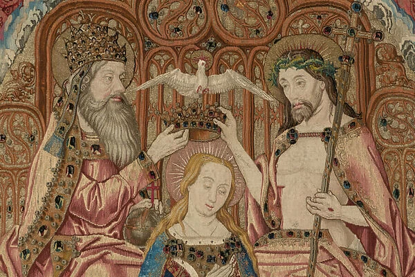 The Coronation of the Virgin. Tapestry of the Three Coronations