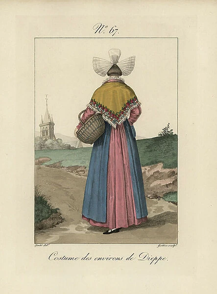 Costume of the area of Dieppe